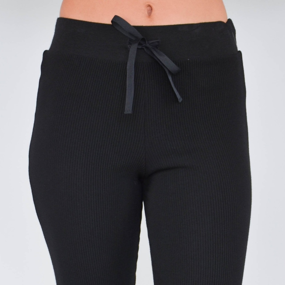 Spiritual gangster ribbed pants